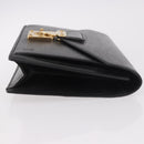 LOUIS VUITTON Epi Sellier Dragonne Clutch Bag Black M52612 LV Auth bs35798A-4