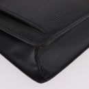 LOUIS VUITTON Epi Sellier Dragonne Clutch Bag Black M52612 LV Auth bs35798A-9