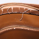 LOUIS VUITTON Monogram Vernis Houston Hand Bag Bronze M91122 LV Auth bs35800-9