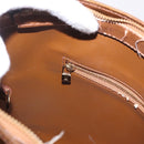 LOUIS VUITTON Monogram Vernis Houston Hand Bag Bronze M91122 LV Auth bs35800-22
