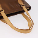 LOUIS VUITTON Monogram Vernis Houston Hand Bag Bronze M91122 LV Auth bs35800-7