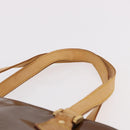 LOUIS VUITTON Monogram Vernis Houston Hand Bag Bronze M91122 LV Auth bs35800-14