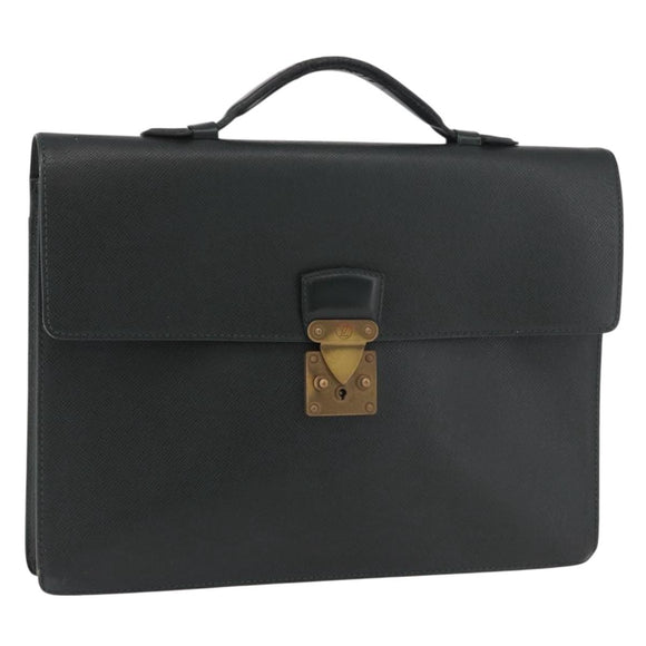 LOUIS VUITTON Taiga ServietteKourad Business Bag Epicea T16786 LV Auth bs35801