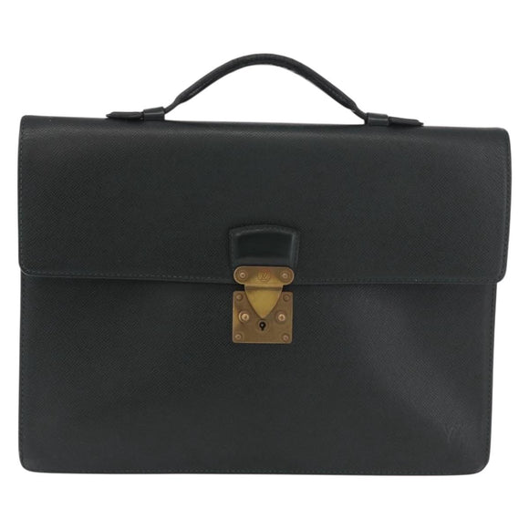 LOUIS VUITTON Taiga ServietteKourad Business Bag Epicea T16786 LV Auth bs35801