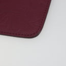 LOUIS VUITTON Monogram Empreinte Phone Soft Case Wine Red M60375 Auth bs35802V-15