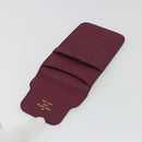 LOUIS VUITTON Monogram Empreinte Phone Soft Case Wine Red M60375 Auth bs35802V-8