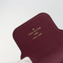 LOUIS VUITTON Monogram Empreinte Phone Soft Case Wine Red M60375 Auth bs35802V-9