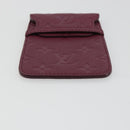 LOUIS VUITTON Monogram Empreinte Phone Soft Case Wine Red M60375 Auth bs35802V-6