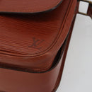 LOUIS VUITTON Epi Cartouchiere MM Shoulder Bag Brown M52243 LV Auth bs35803-14