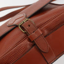 LOUIS VUITTON Epi Cartouchiere MM Shoulder Bag Brown M52243 LV Auth bs35803-9