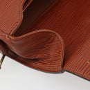LOUIS VUITTON Epi Cartouchiere MM Shoulder Bag Brown M52243 LV Auth bs35803-20