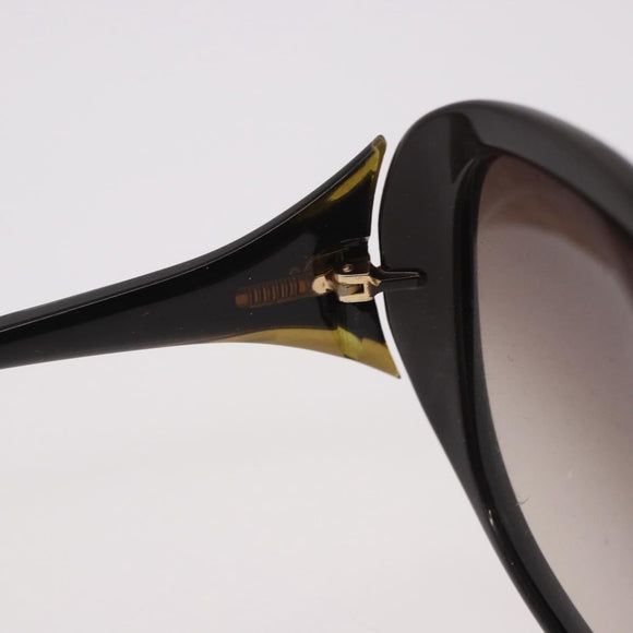 Christian Dior Sunglasses Plastic Brown Gold Auth bs35807
