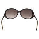 Christian Dior Sunglasses Plastic Brown Gold Auth bs35807-2
