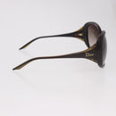 Christian Dior Sunglasses Plastic Brown Gold Auth bs35807-5