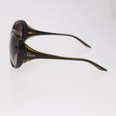 Christian Dior Sunglasses Plastic Brown Gold Auth bs35807-7