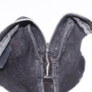Christian Dior Pouch Trotter Canvas Black Silver Auth bs35809-17