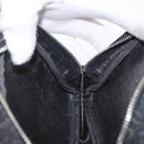 Christian Dior Pouch Trotter Canvas Black Silver Auth bs35809-11