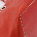 CELINE Tote Bag Leather Orange Auth bs35811A-11