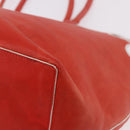 CELINE Tote Bag Leather Orange Auth bs35811A-12