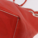 CELINE Tote Bag Leather Orange Auth bs35811A-14