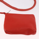 CELINE Tote Bag Leather Orange Auth bs35811A-19