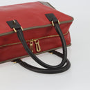 LOEWE Amazona 36 Hand Bag Leather Red Gold Auth bs35812-7