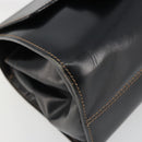 LOEWE Hand Bag Leather Black Auth bs35813A-14