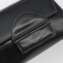 LOEWE Hand Bag Leather Black Auth bs35813A-17