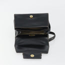 LOEWE Hand Bag Leather Black Auth bs35813A-10