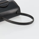 LOEWE Hand Bag Leather Black Auth bs35813A-7