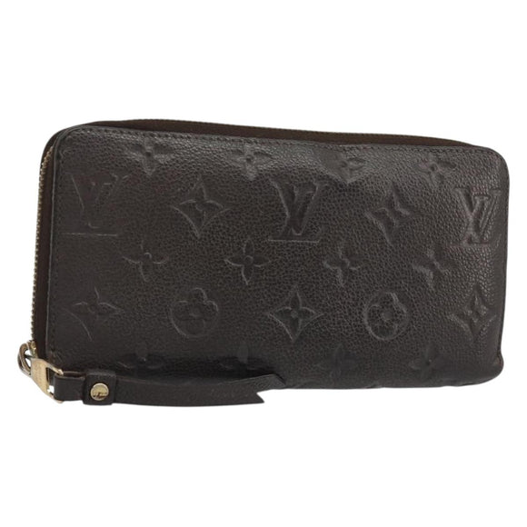 LOUIS VUITTON Monogram Empreinte Zippy Wallet Tail M60548 LV Auth bs35817