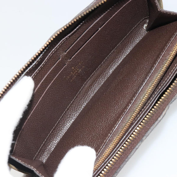 LOUIS VUITTON Monogram Empreinte Zippy Wallet Tail M60548 LV Auth bs35817