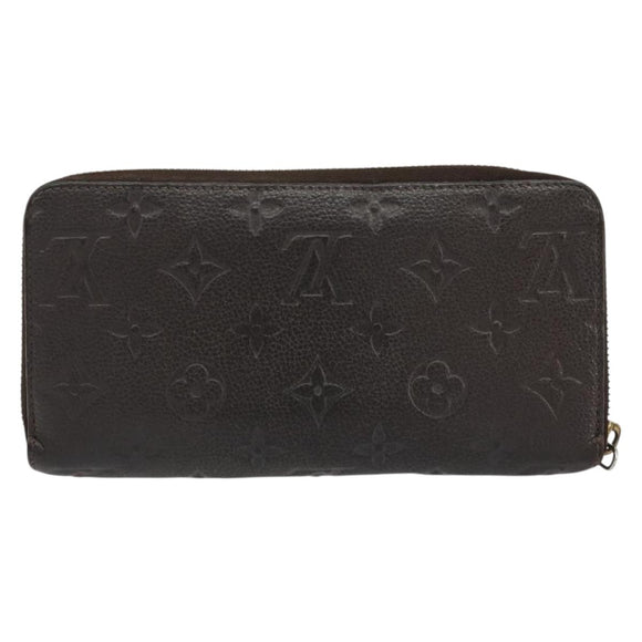 LOUIS VUITTON Monogram Empreinte Zippy Wallet Tail M60548 LV Auth bs35817