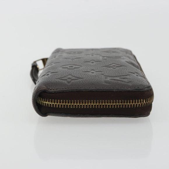 LOUIS VUITTON Monogram Empreinte Zippy Wallet Tail M60548 LV Auth bs35817