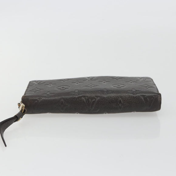 LOUIS VUITTON Monogram Empreinte Zippy Wallet Tail M60548 LV Auth bs35817