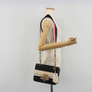 GUCCI Queen Margaret Bee Leather Outlet Black Gold 476542 Auth bs35819V-25
