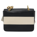 GUCCI Queen Margaret Bee Leather Outlet Black Gold 476542 Auth bs35819V-3