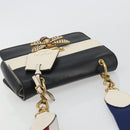 GUCCI Queen Margaret Bee Leather Outlet Black Gold 476542 Auth bs35819V-6