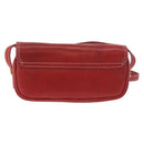 LOEWE Shoulder Bag Leather Red Gold Auth bs35822-2