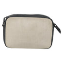 SAINT LAURENT Shoulder Bag Canvas Beige Silver 520534 Auth bs35824A-3