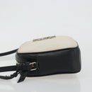 SAINT LAURENT Shoulder Bag Canvas Beige Silver 520534 Auth bs35824A-5