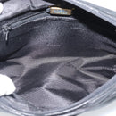 LOEWE Anagram Shoulder Bag Leather Black Gold Auth bs35825-12