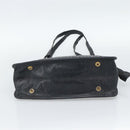 FENDI Shoulder Bag Leather Black Gold Auth bs35826-5