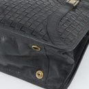 FENDI Shoulder Bag Leather Black Gold Auth bs35826-17