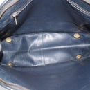FENDI Shoulder Bag Leather Black Gold Auth bs35826-9