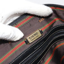 LOEWE Tote Bag Leather Dark Brown Gold Auth bs35829A-11