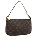 LOUIS VUITTON Monogram Pochette Accessoires Pouch M51980 LV Auth bs35831-1