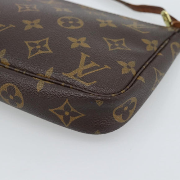 LOUIS VUITTON Monogram Pochette Accessoires Pouch M51980 LV Auth bs35831