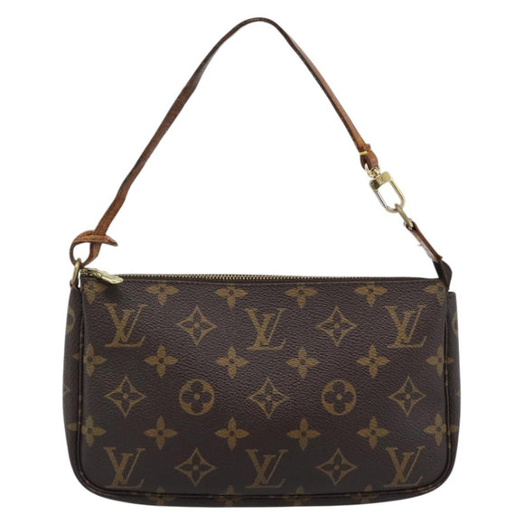 LOUIS VUITTON Monogram Pochette Accessoires Pouch M51980 LV Auth bs35831