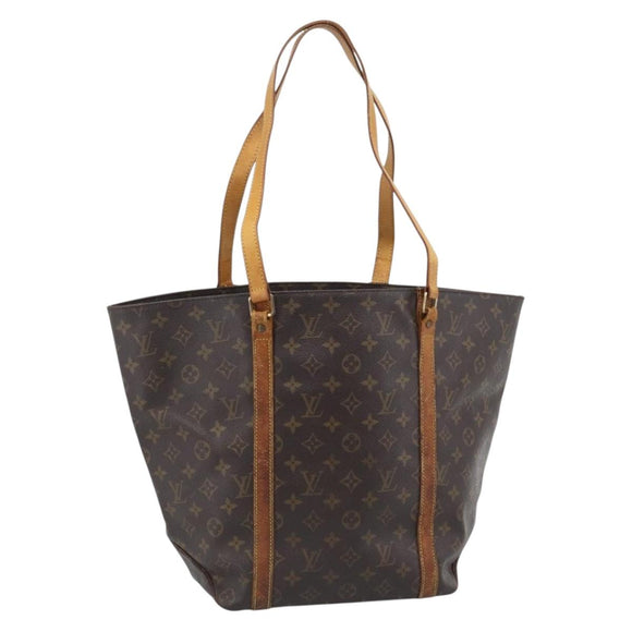 LOUIS VUITTON Monogram Sac Shopping Tote Bag M51108 LV Auth bs35832